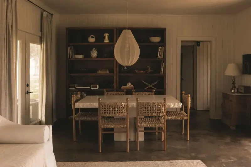 Rather than over-working the material, the designers chose to leave it natural. (Image credit: En Gold)