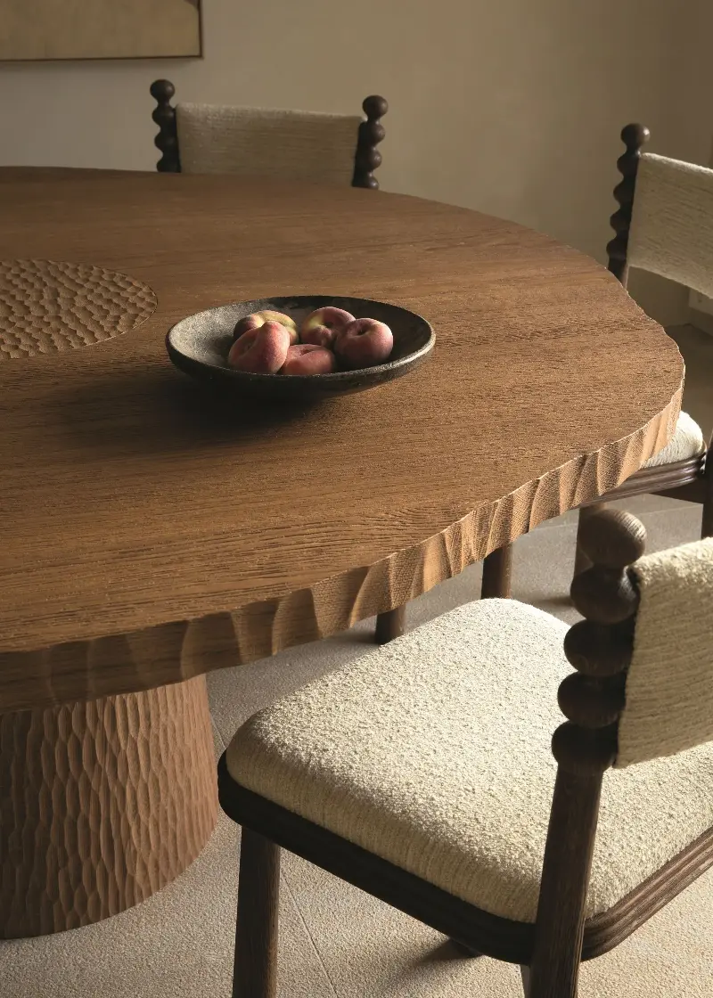 Texture can bring interest and dimension to a room with a more pared-back palette.  (Image credit: Damien de Medeiros. Design: Emmanuelle Simon)