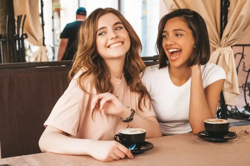 Meet your friends more often! Social connections are enriching for your mental wellbeing. 