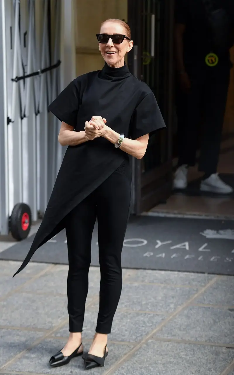 Dion in an Alaïa set - Shutterstock