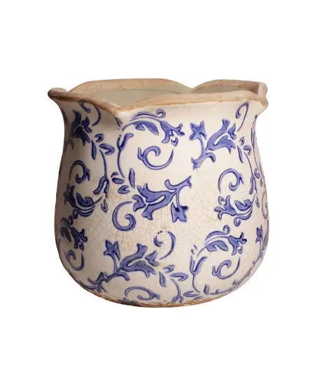 Amazon vintage floral plant pot
