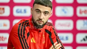 The Belgian national team's central defender has been banned by his club from playing in the match against Spain.