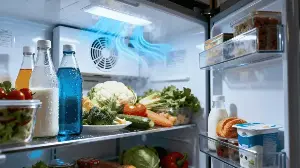 What temperature should I set my refrigerator to in the summer to keep food fresh?