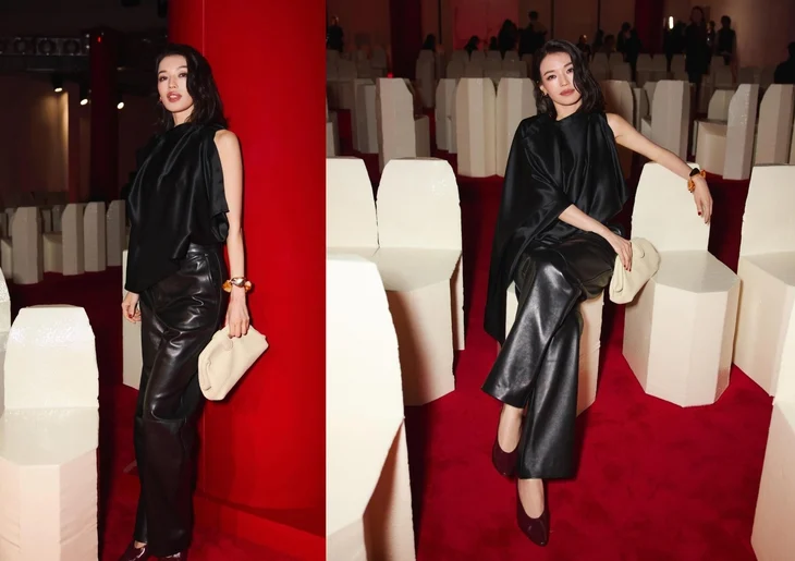 Office fashion inspired by Shu Qi's style - Photo 7.