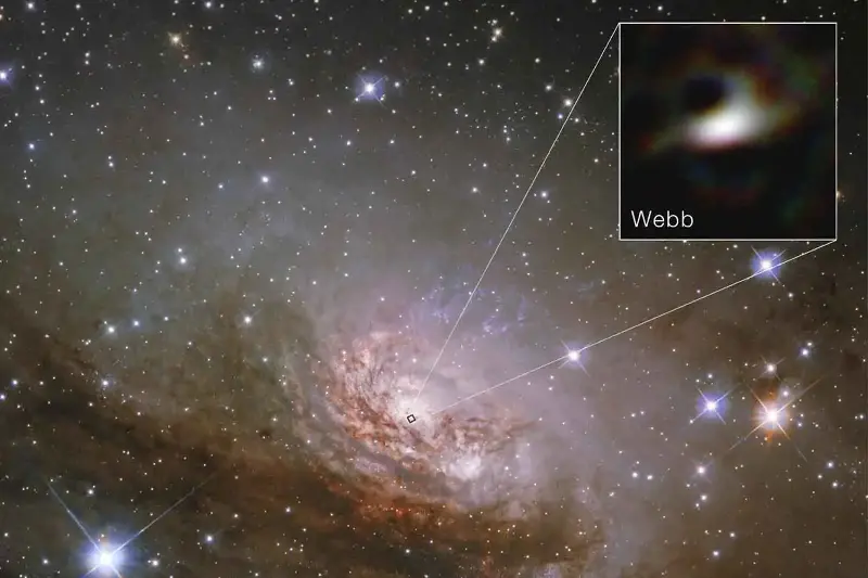 Guarda l’immagine più nitida mai scattata del disco polveroso di un buco nero