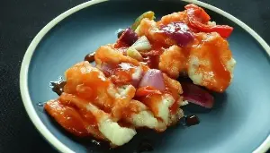 Tip on how to fry fish without sticking: Sweet and Sour Fish for good luck