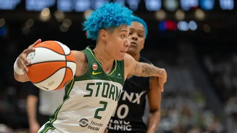 Seattle Storm guard Natisha Hiedeman