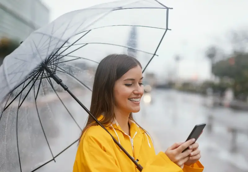 When you check weather apps in advance, you are better prepared for everything, from last-minute showers to extreme heat, and can carry the necessary protection accordingly.