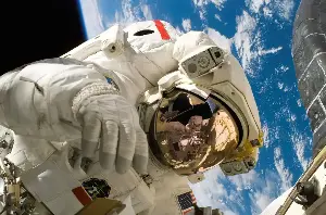 Astronauts aboard the International Space Station can see flashes of light even with their eyes closed — not from light entering the eye, but from high-energy space particles passing through their body and triggering the retina or visual pathway directly.