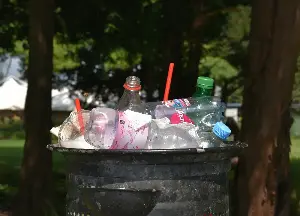 He saw so much single-use, soft plastic lying around, this nonprofit founder wanted to clean it up