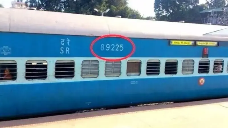 Indian railways give unique five numbers to the trains. 