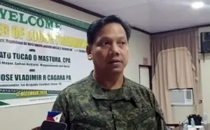 6th Infantry Division Commander Maj. Gen. Vladimir Cagara discussing the status of the Bangsamoro peace process.