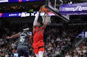 NBA: Raptors shoot 61% from field in demolishing of Jazz