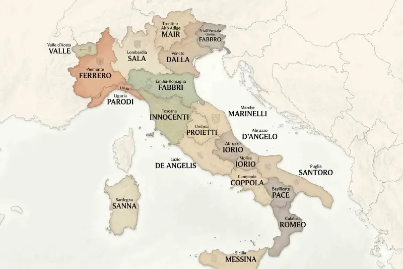 I cognomi più diffusi in Italia, regione per regione: c’è anche il tuo?