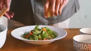 Summer Detox Salad Recipe with Seeds, Fresh Vegetables and Lemon Dressing for a Healthy Summer Boost