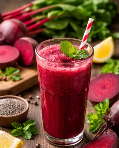 Nước ép củ dền – hạt chia: Thức uống tự nhiên hỗ trợ cơ thể khỏe mạnh từ bên trong- Ảnh 1.