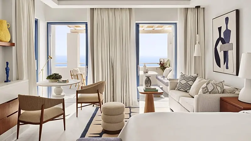 Hotel Four Seasons Mykonos, la apertura veraniega más esperada de Grecia en imágenes