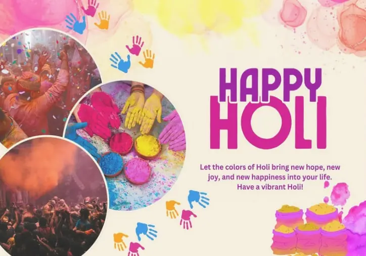 It falls in the month of Falgun, marking the arrival of spring.