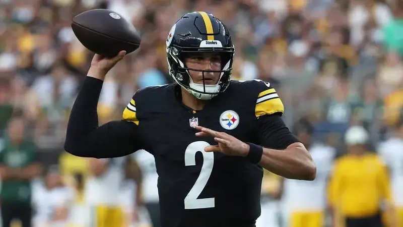 Pittsburgh Steelers quarterback Mason Rudolph