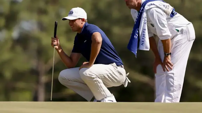 Ludvig Aberg at The Masters