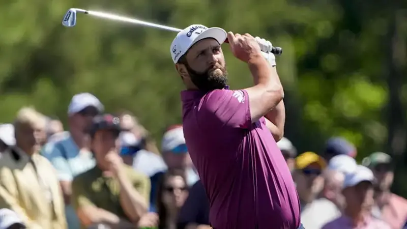 Jon Rahm at The Masters