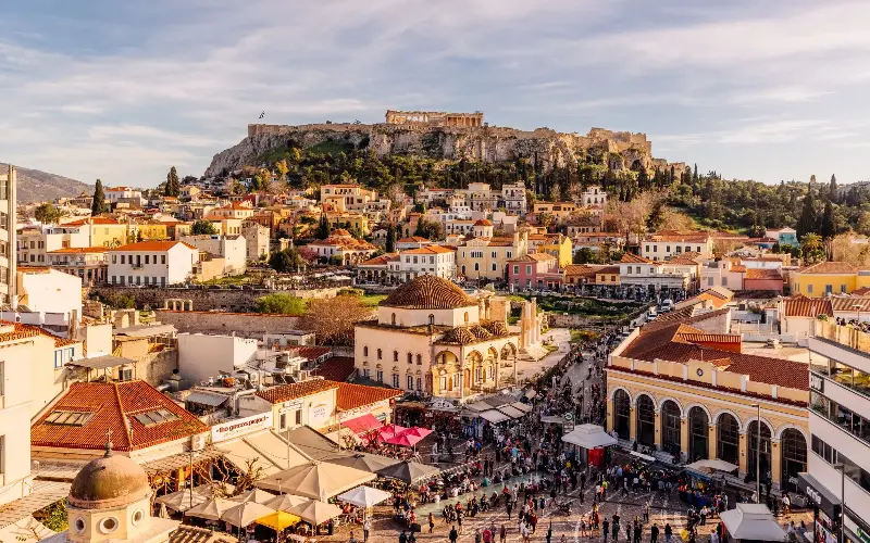 Take in views of the Acropolis from The Editor’s top floor café - Alexander Spatari