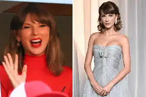 Taylor Swift dazzles in custom looks as she eyes Oscars bid