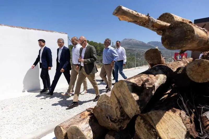Diputación impulsa uso de la biomasa en Sierra de las Nieves con un centro de tratamiento de restos forestales