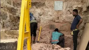 Odisha: ASI starts sand removal at Konark Sun Temple’s ‘Jagamohan’ after a century