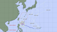 Typhoon Mekkhala changes direction, intensifies into a super typhoon, and forms a new tropical depression.