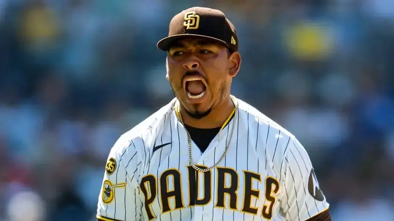 San Diego Padres relief pitcher Jeremiah Estrada