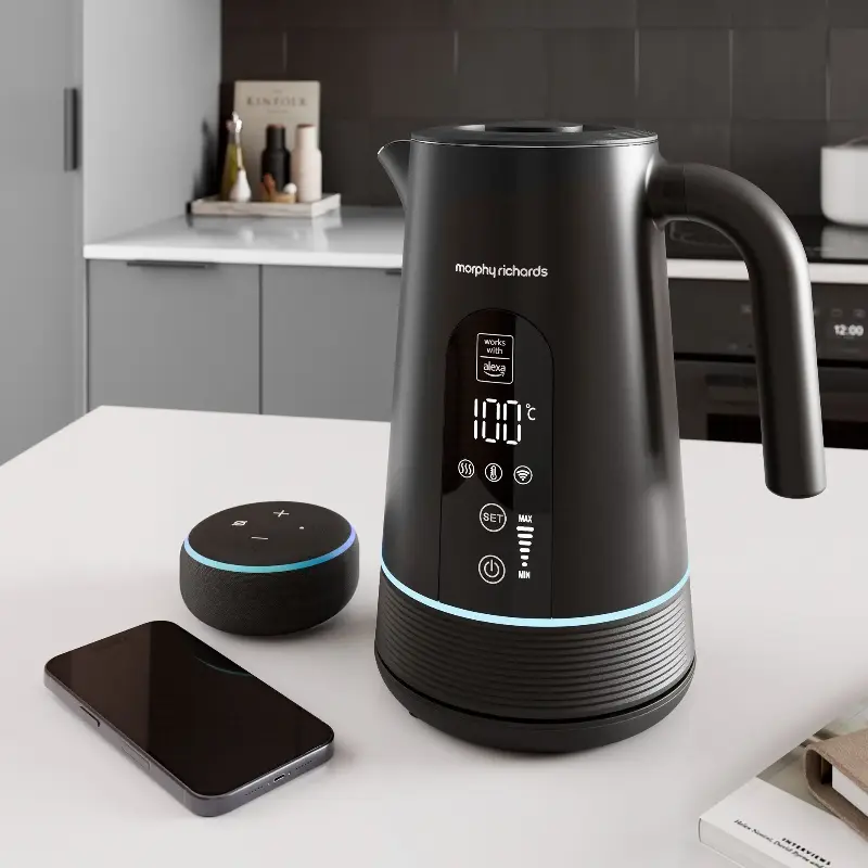 Ask your kettle to brew up with the Halo digital kettle from Morphy Richards (Image credit: Morphy Richards)