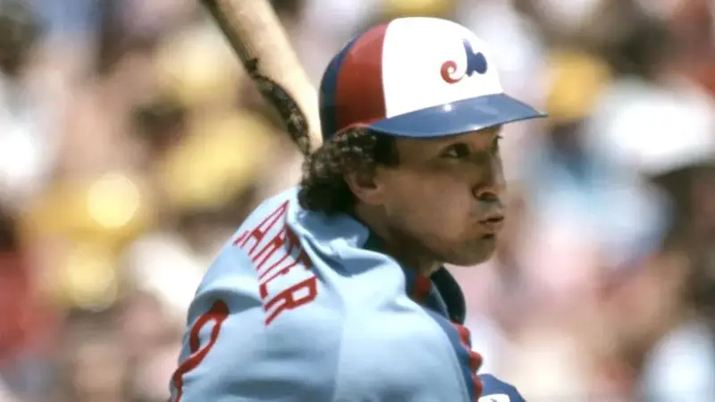 Montreal Expos catcher Gary Carter