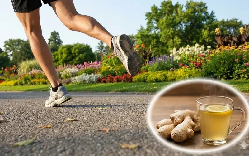 Nước gừng - Liệu pháp tự nhiên hỗ trợ phục hồi cơ bắp sau chạy bộ