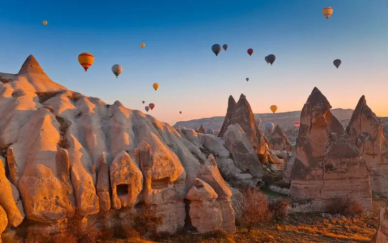 Hot air balloons over Turkey’s Göreme valley - Ben Steven