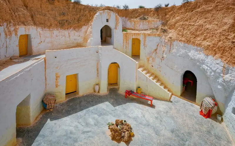 Matmata’s troglodyte dwellings in Tunisia were created by the Berber community - iStockphoto