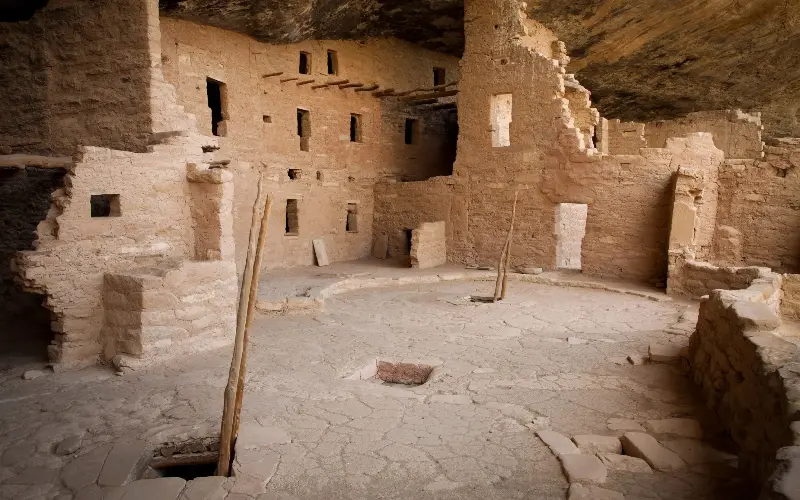 Inside one of the Mesa Verde structures - iStockphoto
