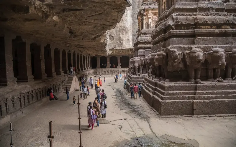 The spectacular Ellora Caves in Maharashtra - iStock Editorial