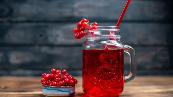 Cranberry juice contains gut-boosting polyphenols.