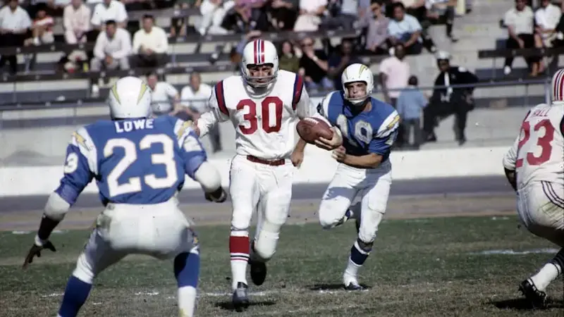 Boston Patriots vs San Diego Chargers