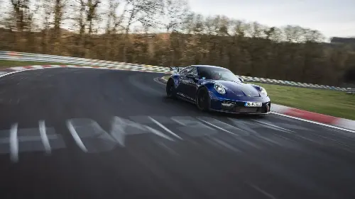 The 2025 Porsche 911 GT3 takes M/T Nürburgring record 5 Porsche 911 GT3 Manual transmission Nürburgring