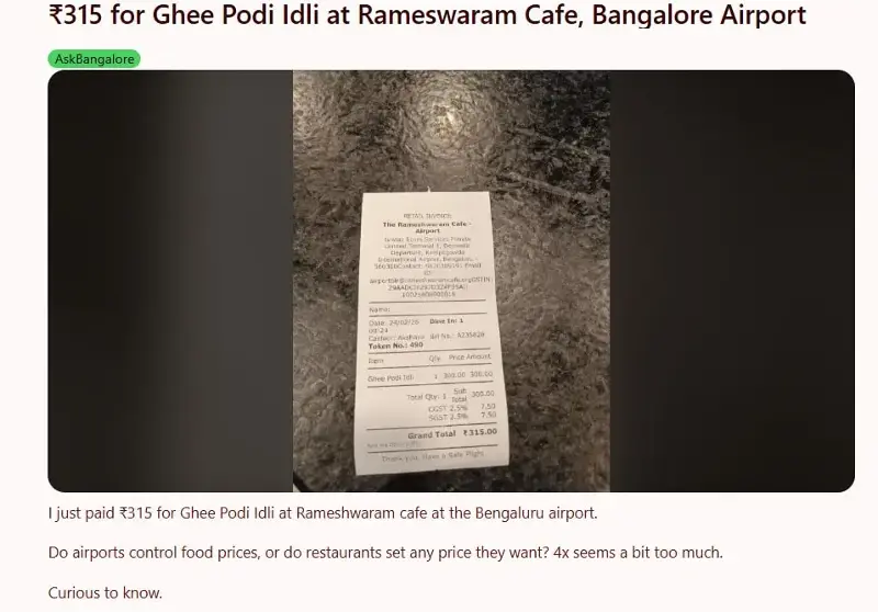 A post by a Reddit user. 