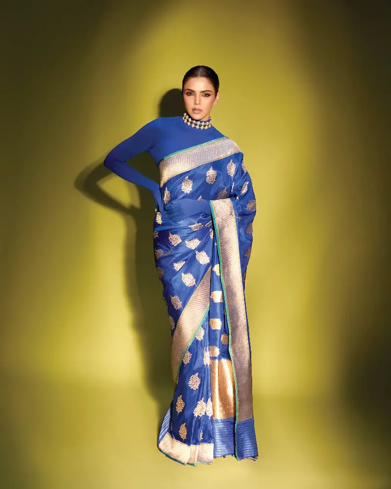 Shriya Pilgaonkar (Outfit: Vidhi Singhania | Jewellery: Khanna Jewellers)