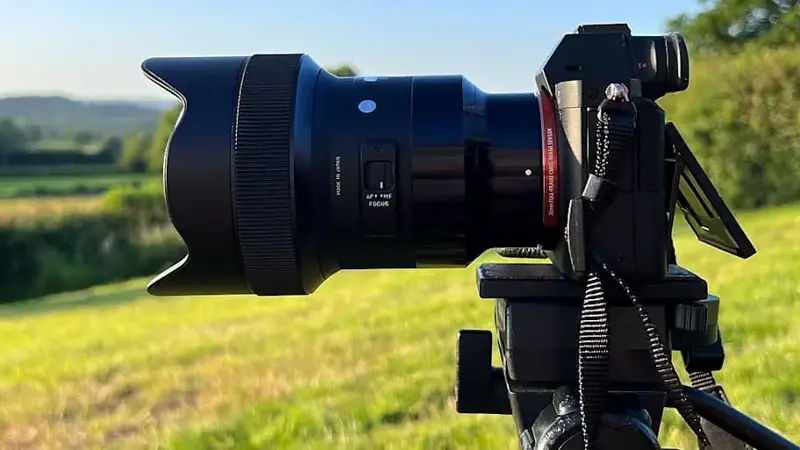 Camera And Tripod For Outdoor Photography