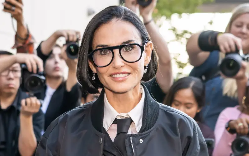 Demi Moore at Thom Browne’s fashion show in New York, Sept 15 2026 - GC Images/Gilbert Carrasquillo
