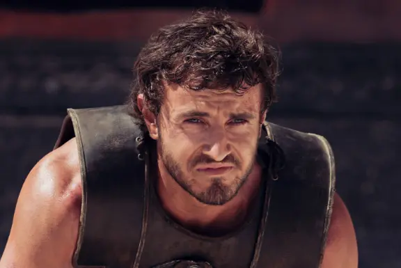 Paul Mescal in the 2024 sequel ‘Gladiator II’ (Paramount Pictures)