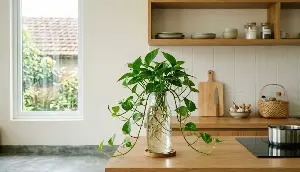 5 types of plants suitable for growing in the kitchen, helping to effectively eliminate odors.