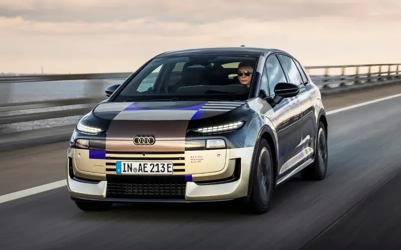 A focus on aerodynamics has succeeded: the A2 rolls and rolls until brakes are applied - Audi AG