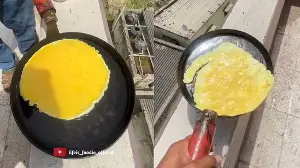 Man attempts to cook eggs using sunlight amid 44°C Odisha heatwave