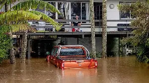 Flash floods swamp southeast Australia as record October rainfall forces school closures